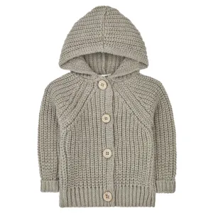 1  In The Family Baby And Child Ross Hooded Jacket Taupe