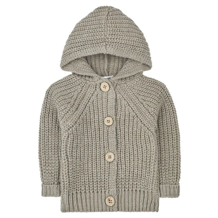 1  In The Family Baby And Child Ross Hooded Jacket Taupe