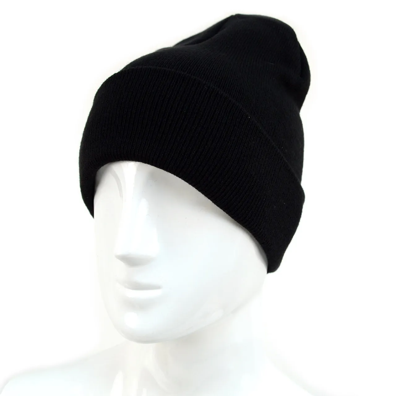 2PC Ski Hat Set- Black/Gray