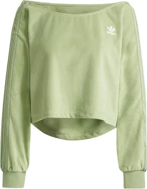 adidas LOUNGEWEAR Off Shoulder Sweater Women's