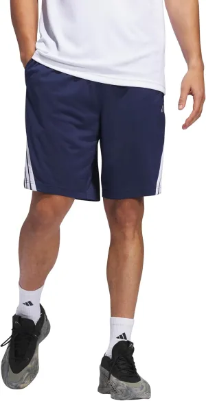 adidas Men's Basketball Legends 3-Stripes Shorts