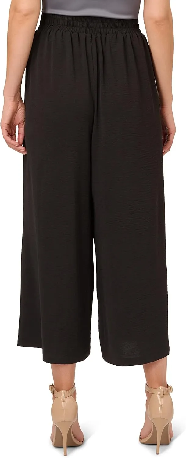Adrianna Papell Women's Textured Satin Pull on Pant