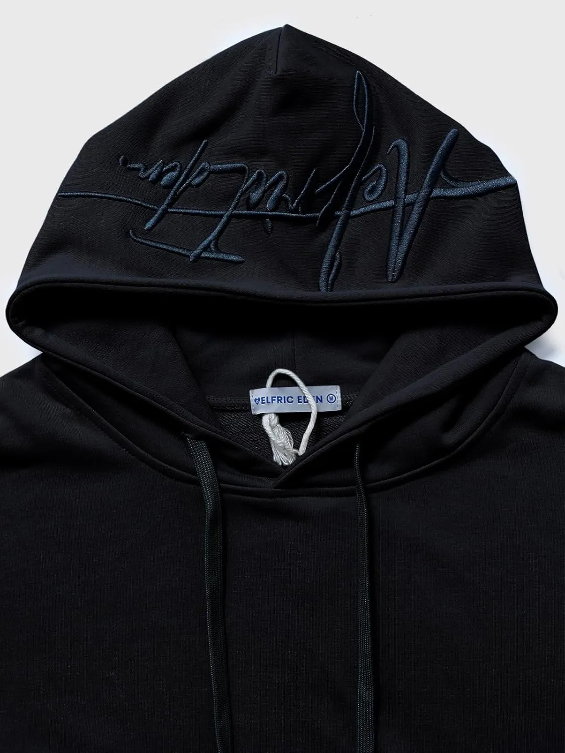 Aelfric Eden Embroidery Hoodies Oversized Y2k Hooded Sweatshirts Unisex Solid Color Hoodie Streetwear Pullover Tops