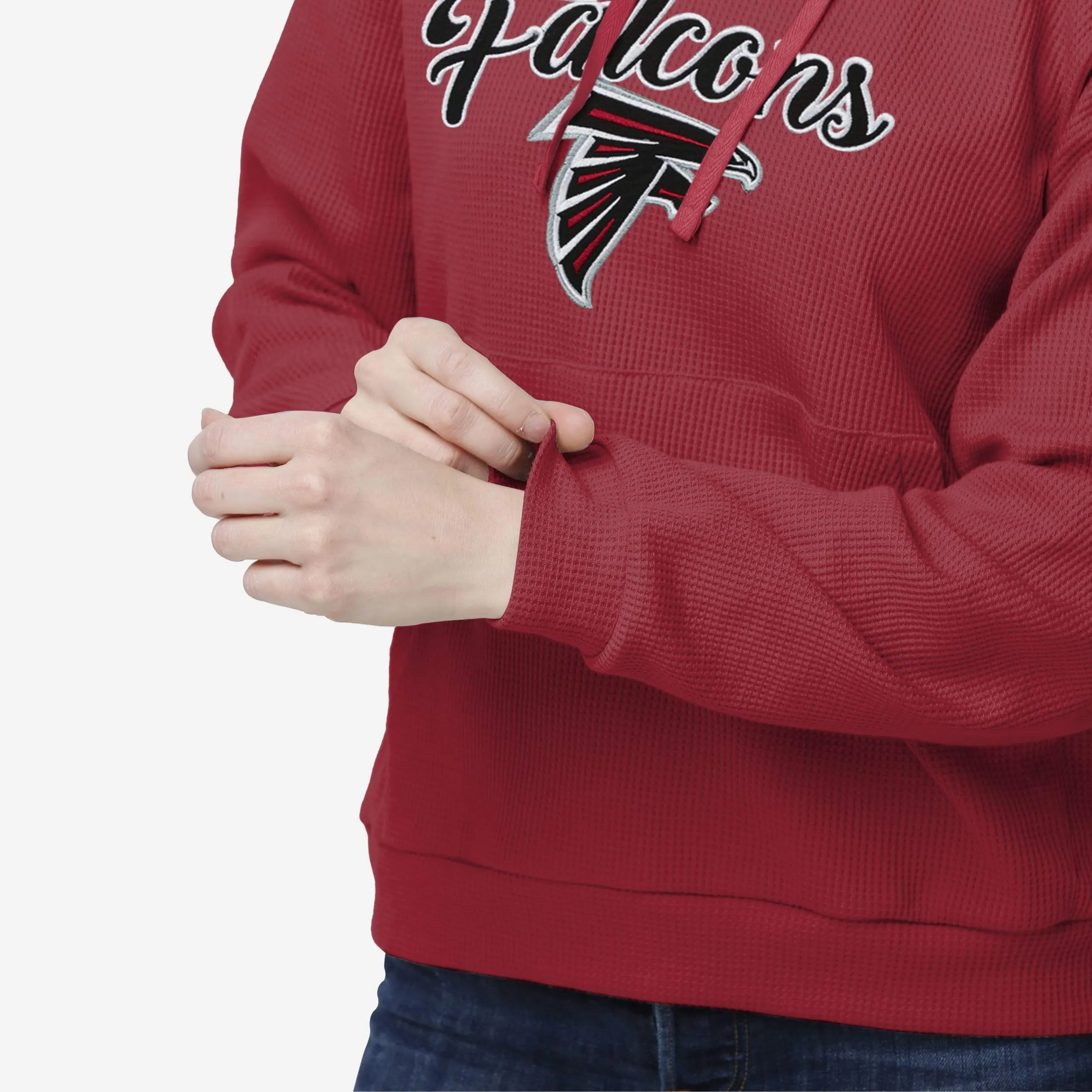 Atlanta Falcons Womens Waffle Lounge Sweater