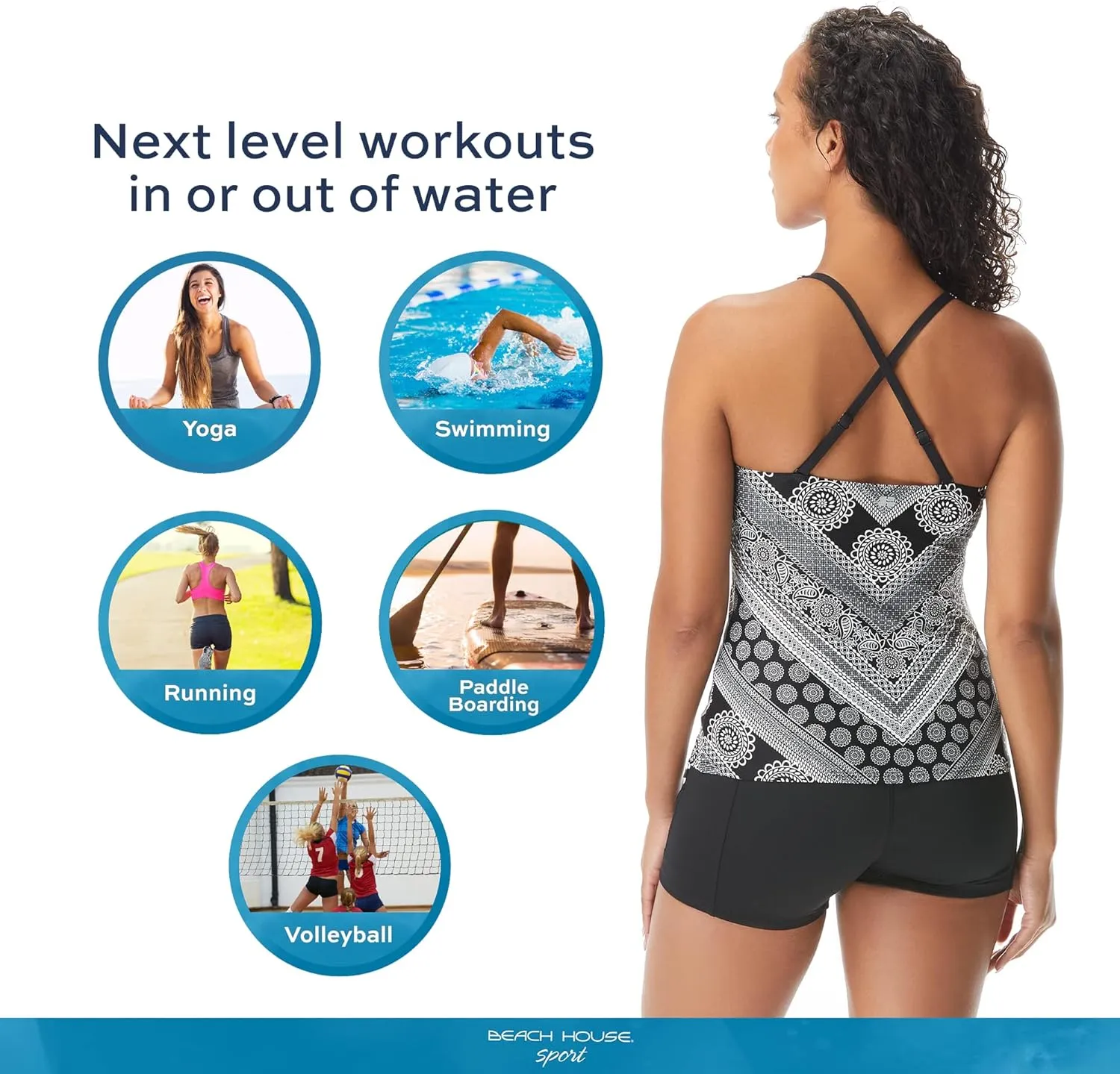 BEACH HOUSE SPORT Women's Standard Board Shorts