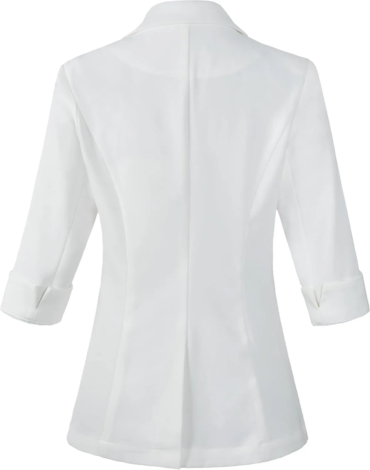 Beninos Womens 3/4 Sleeve Blazers Business Casual Solid Lightweight Suit Jacket Office Blazer