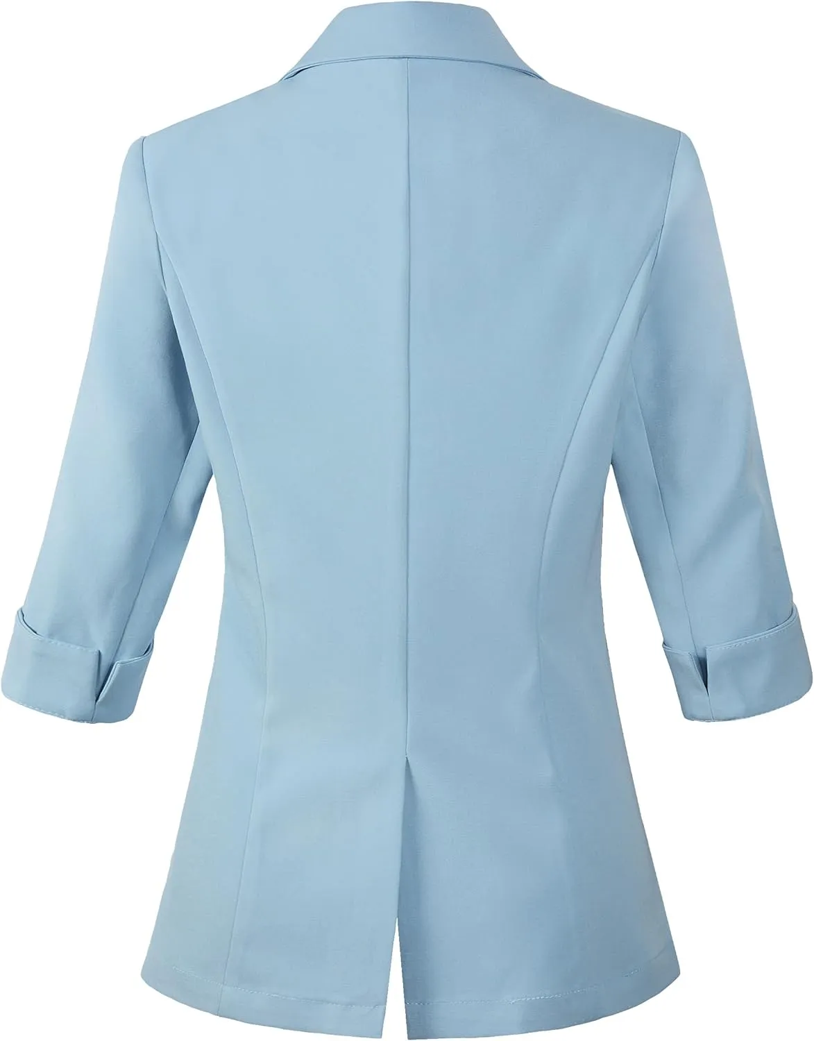 Beninos Womens 3/4 Sleeve Blazers Business Casual Solid Lightweight Suit Jacket Office Blazer