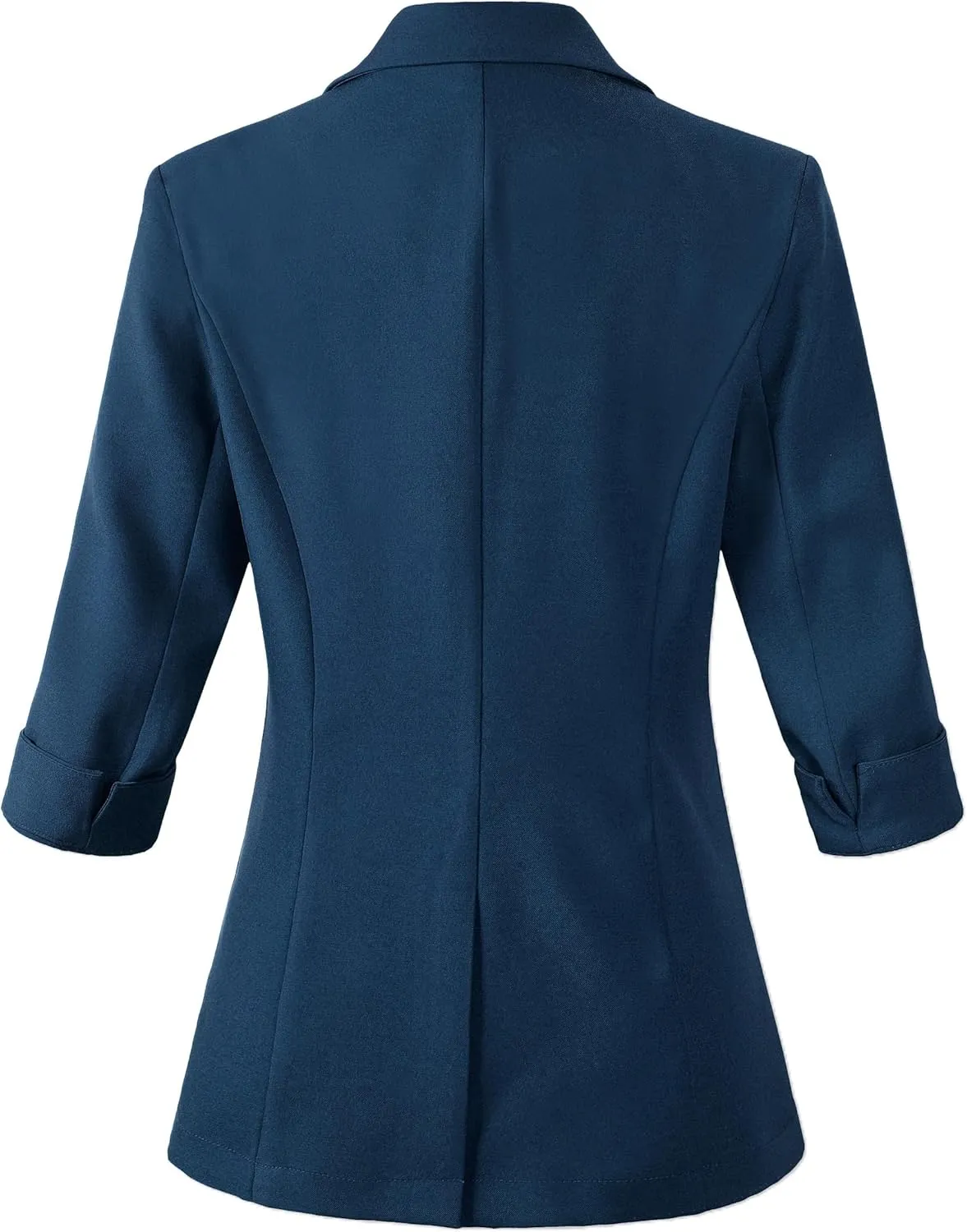 Beninos Womens 3/4 Sleeve Blazers Business Casual Solid Lightweight Suit Jacket Office Blazer