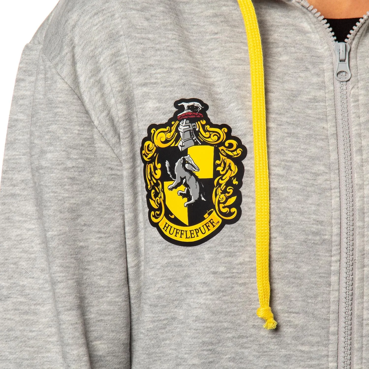 Bioworld Harry Potter Womens Hogwarts Alumni House Crest Lightweight Zip-Up Hoodie