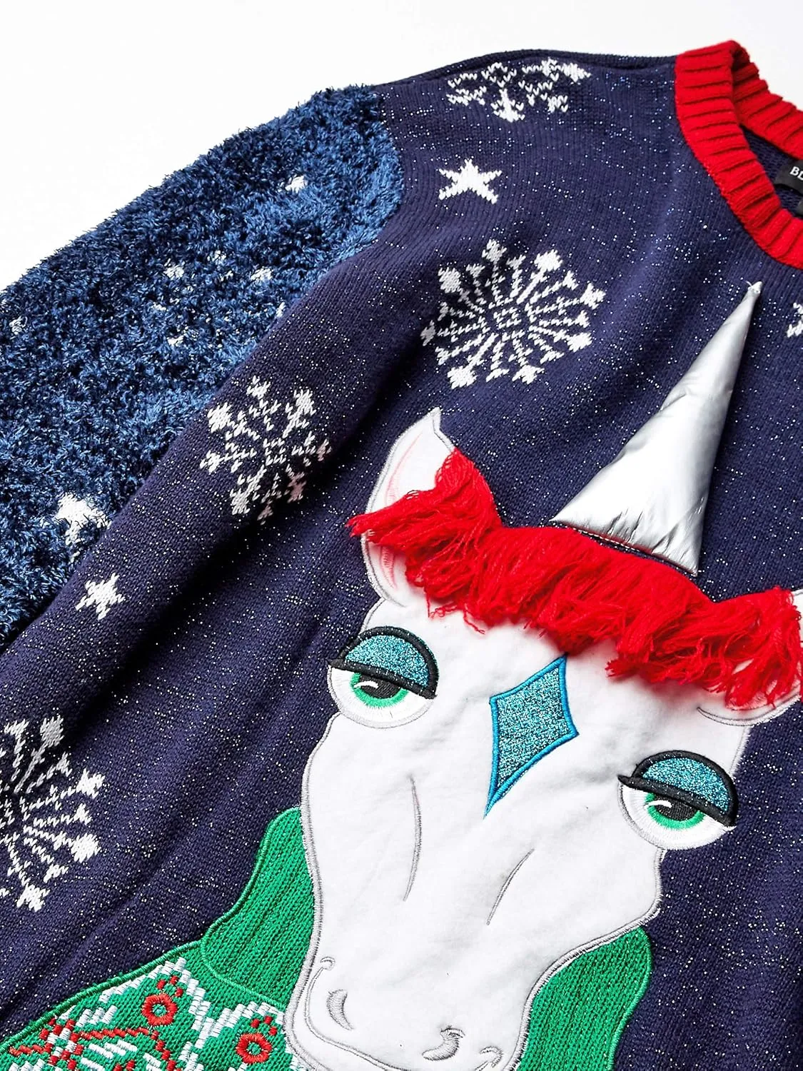 Blizzard Bay Men's Ugly Christmas Sweater Unicorn