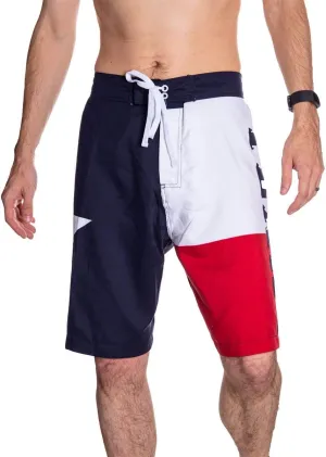 Calhoun Men's State Flag Swim Board Shorts