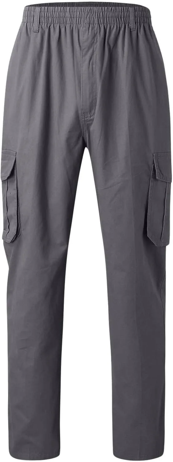Cargo Pants for Men,Mens Pants Cargo Joggers Fleece Sweatpants Casual Slim Fit Pant Chino Trousers with Pockets