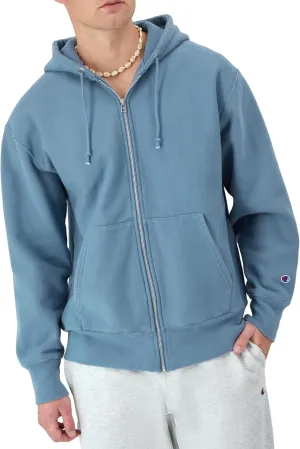Champion Men's Zip-Up Hoodie, Reverse Weave, Sweatshirt, Fleece Zip-Up Hoodie For Men