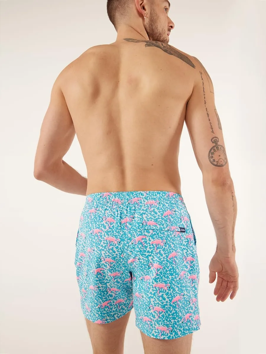 Chubbies Lined Mens Swim Trunks 5.5 Inch  Swim Shorts and Mens Shorts with Elastic Waist, Boxer Brief Liner, UPF 50 