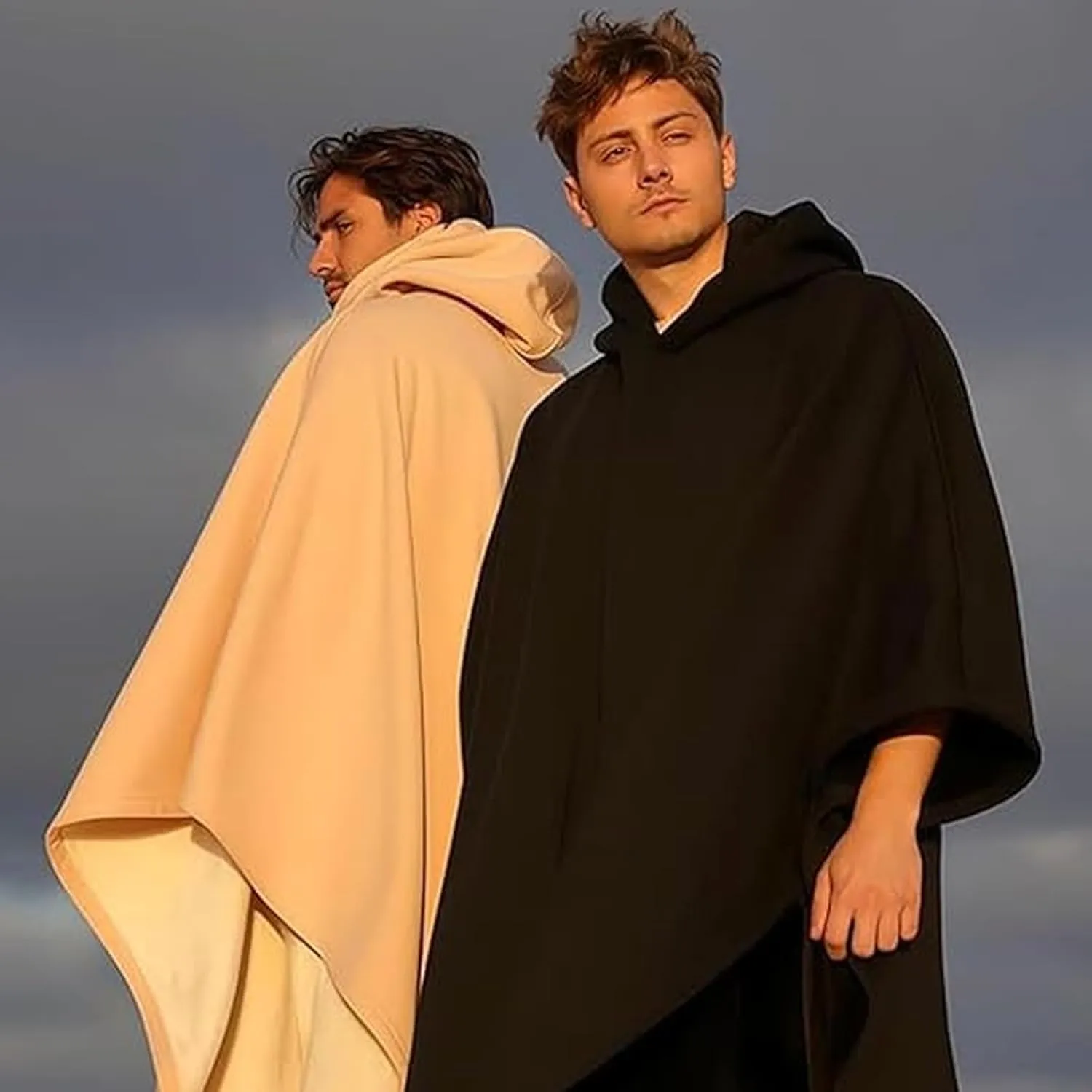 Cloak Hoodie, Weighted Cloak Hoodie, Oversized Long Sleeve Sweatshirt for Women Men