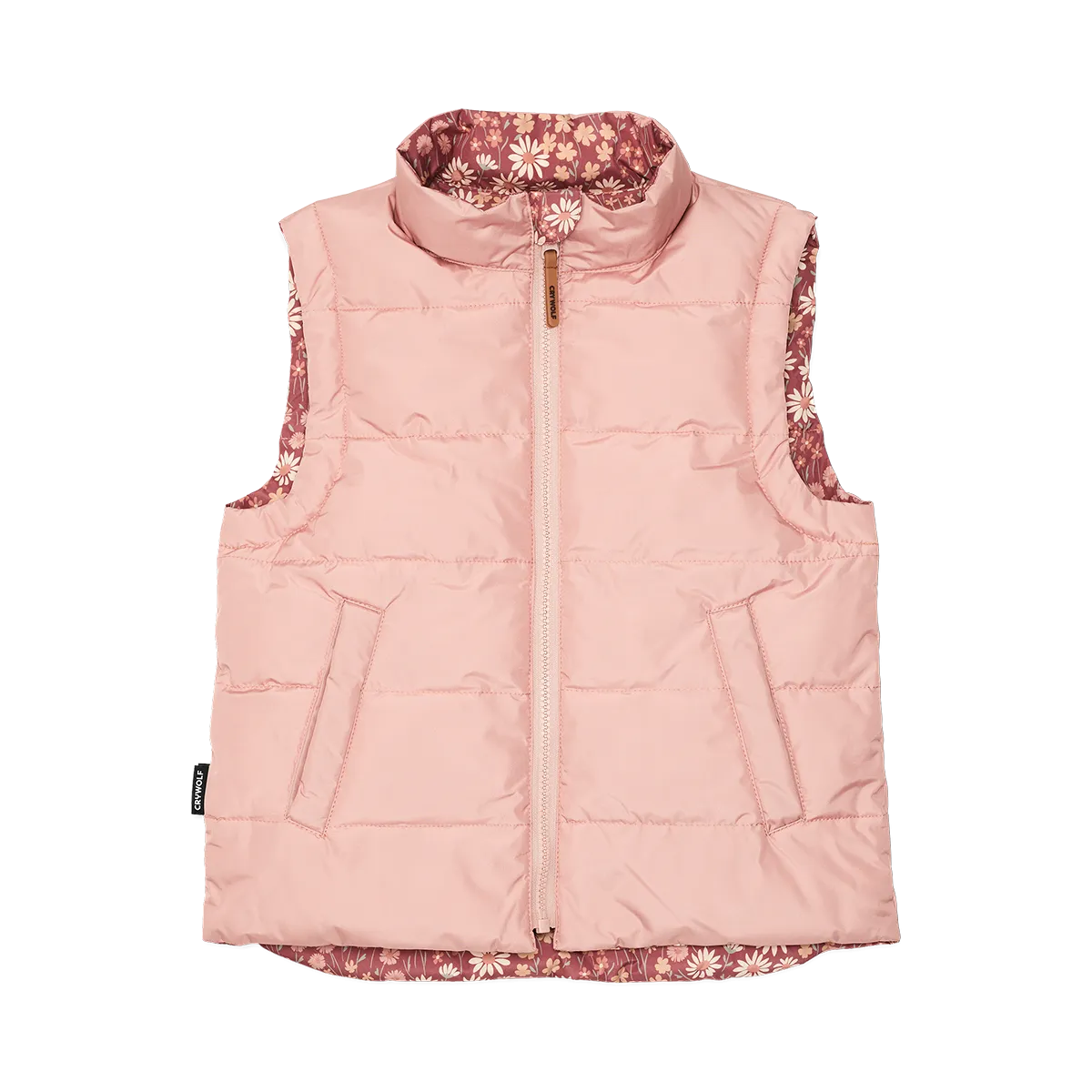 Crywolf Reversible Vest - Rosewood Floral