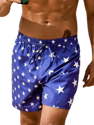 CUPSHE Men's Swim Trunks Board Shorts 5.5 Inch Inseam Mens Swim Shorts, Pockets, Drawstring