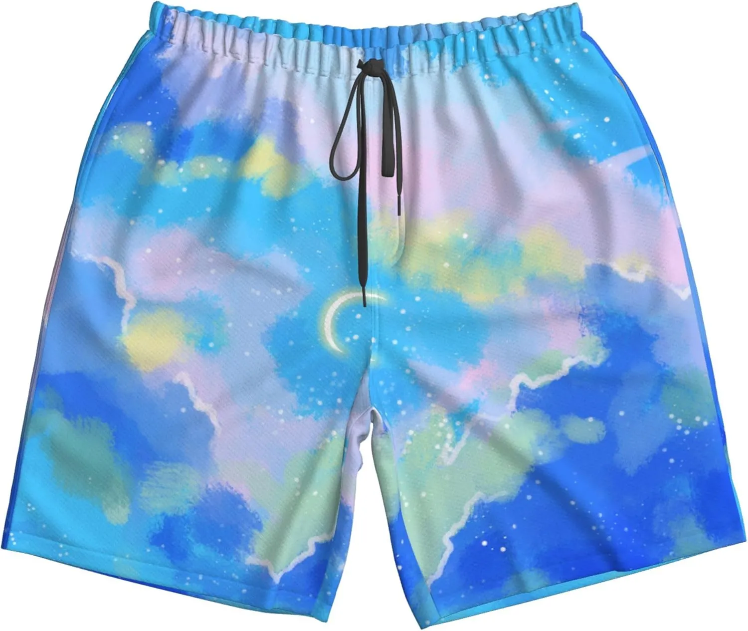 Custom Men's Swim Trunks with Photo Image Text Personalized Board Shorts Mesh Lining Pockets Quick Dry Beach Swimming Shorts
