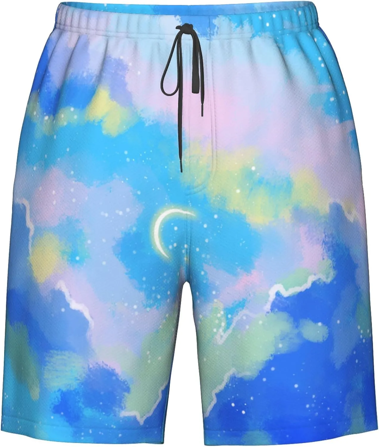 Custom Men's Swim Trunks with Photo Image Text Personalized Board Shorts Mesh Lining Pockets Quick Dry Beach Swimming Shorts