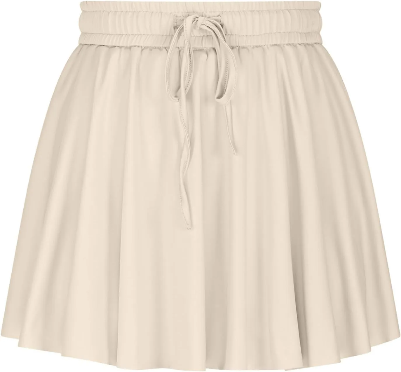 DDAPJ pyju Golf Skirts for Women Pleated Tennis Skirt Drawstring High Waisted Skort Inner Shorts Casual Athletic Mini Skirts