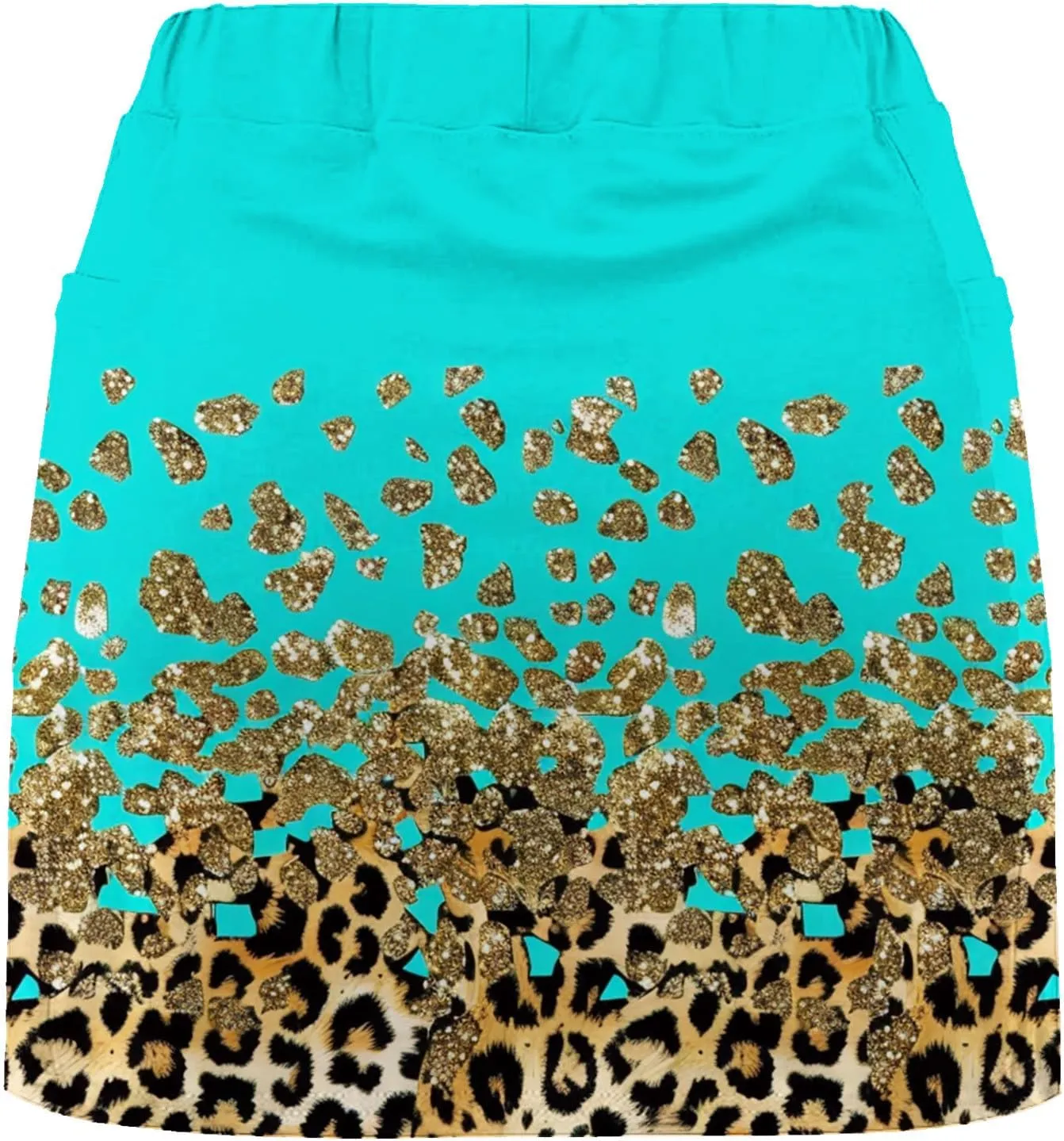 DDAPJ pyju Women Shorts Stretchy Yoga Skort Trendy Floral Print Athletic Skirts Plus Size Golf Athletic Workout Skort