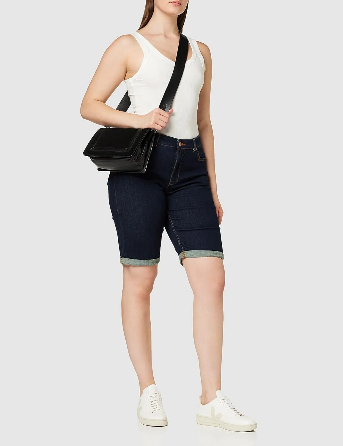 Dickies Women's Perfect Shape Denim Bermuda Shorts