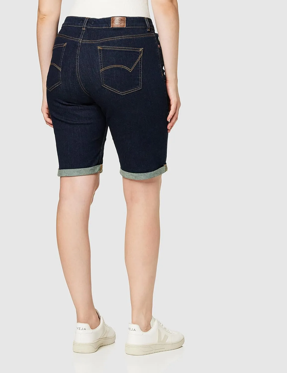 Dickies Women's Perfect Shape Denim Bermuda Shorts
