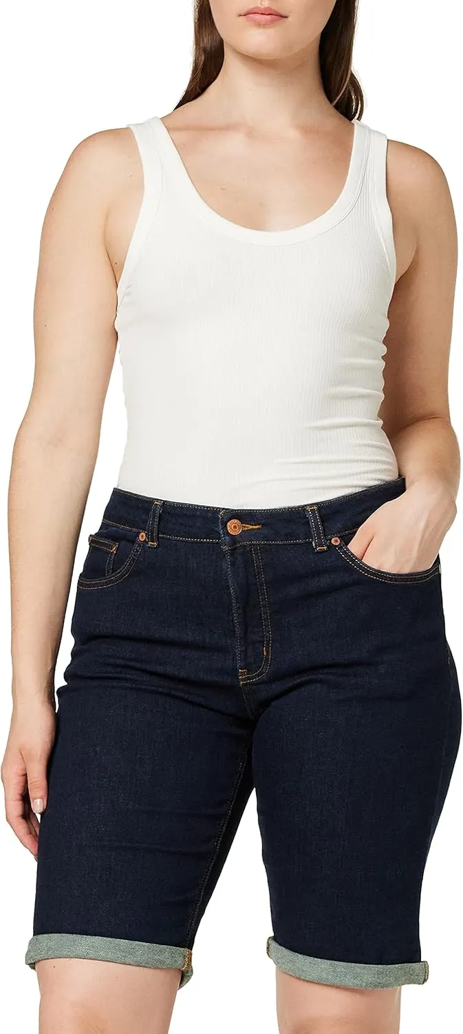 Dickies Women's Perfect Shape Denim Bermuda Shorts