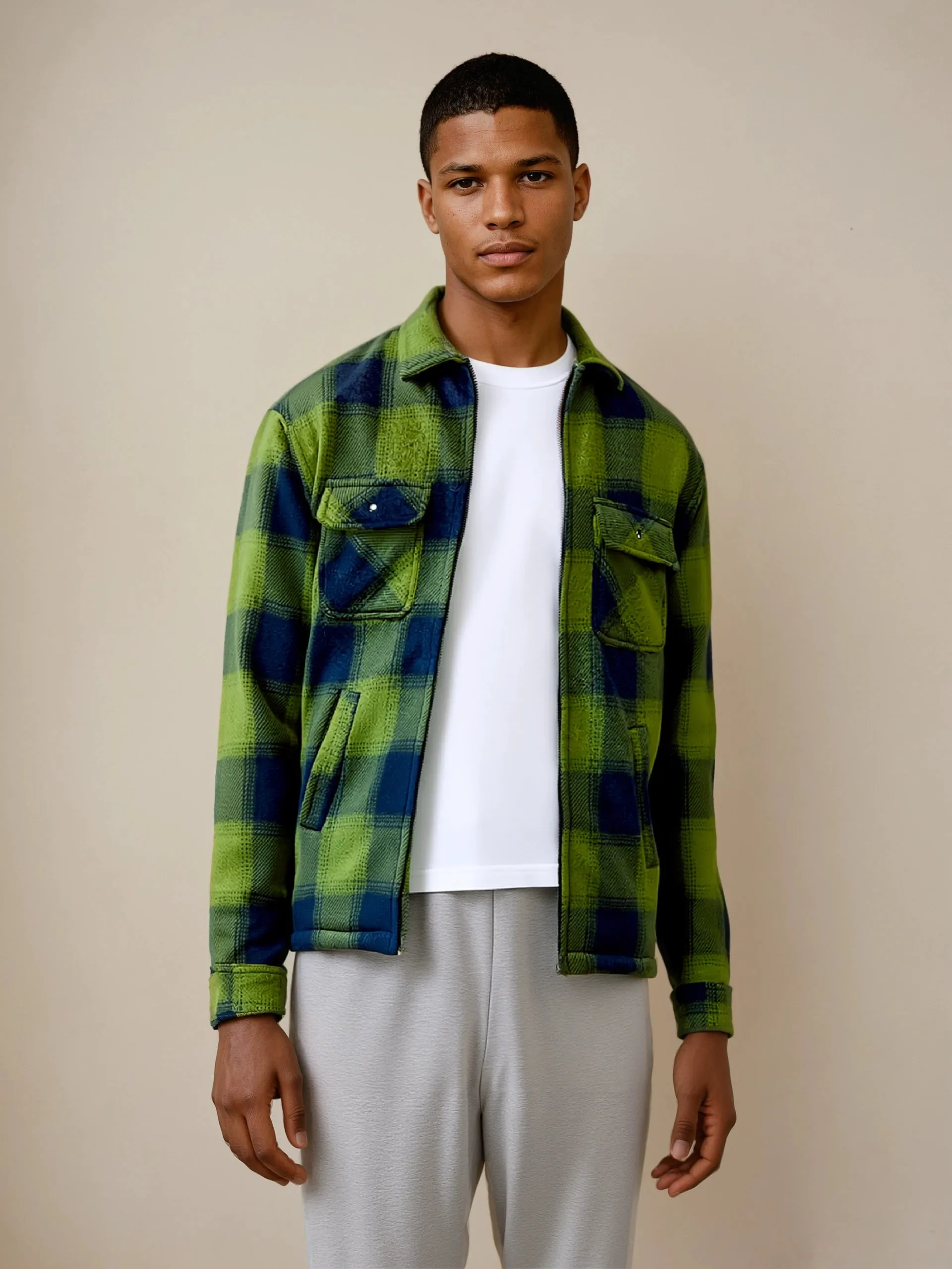 Fort Hyde Portman Microfleece Shacket -Fleece Lined