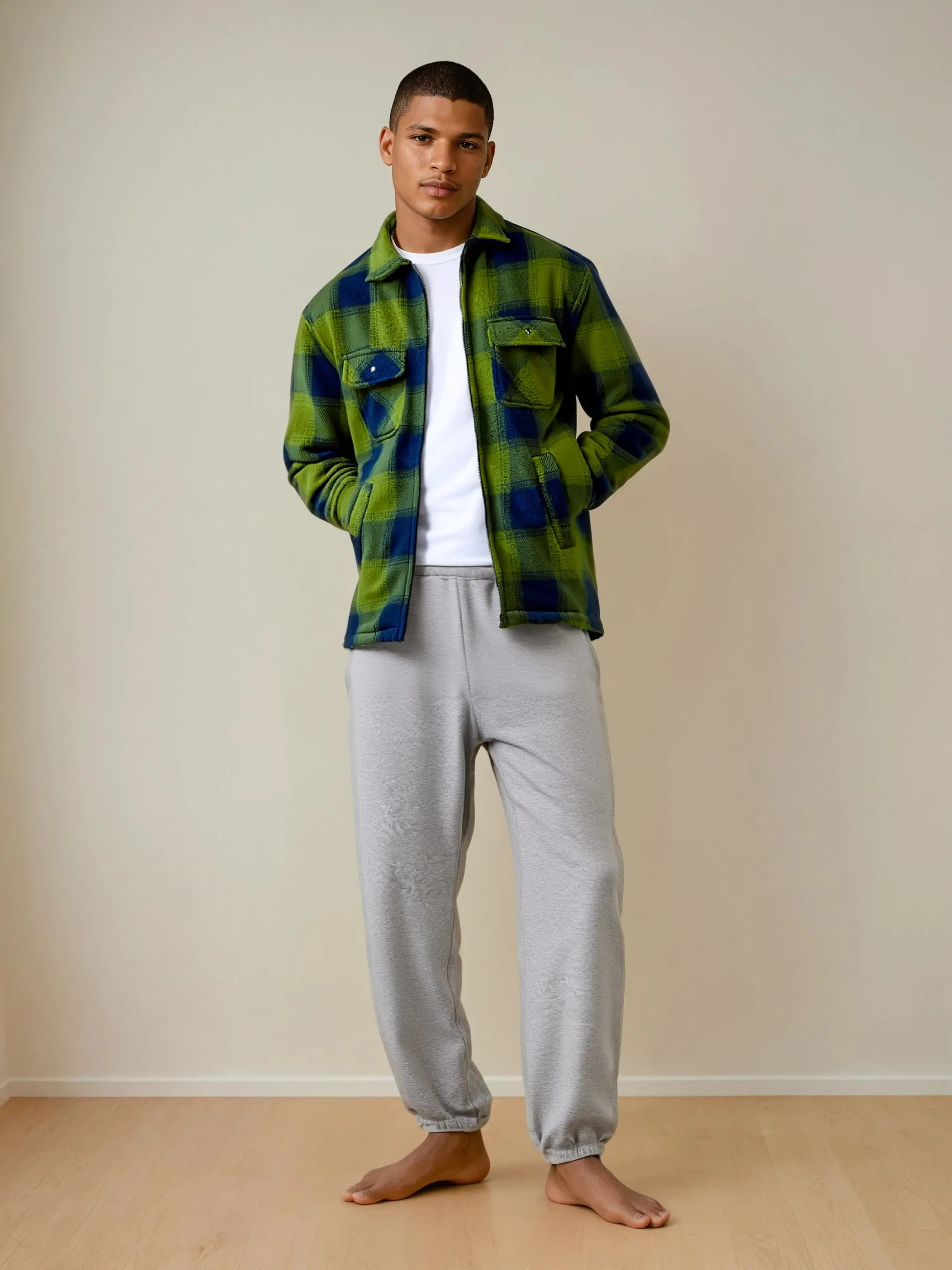 Fort Hyde Portman Microfleece Shacket -Fleece Lined
