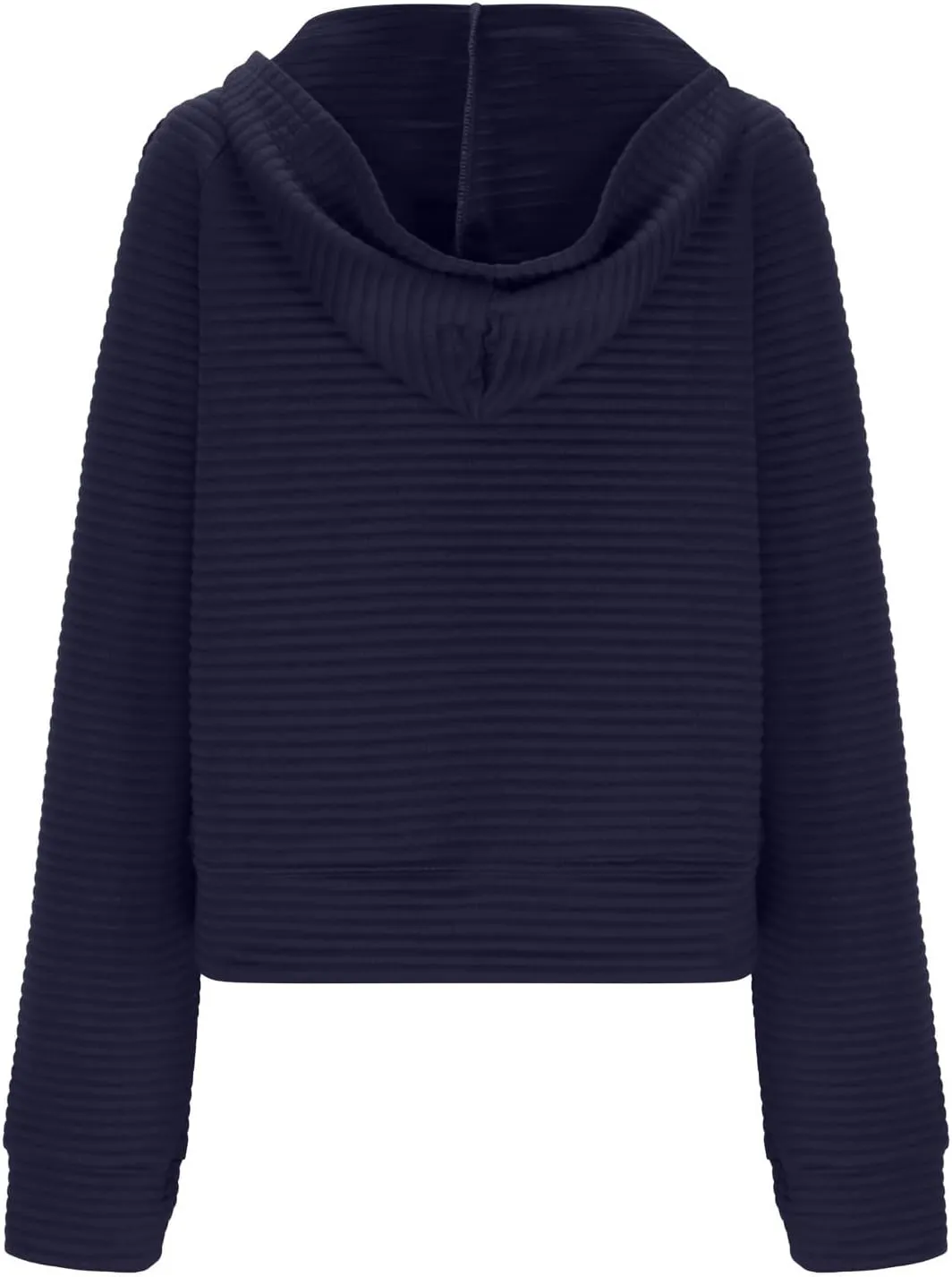 Full Zipper Up Hoodies for Women 2024 Color Block Striped Oversized Sweatshirt Casual Loose Out Fit with Pockets