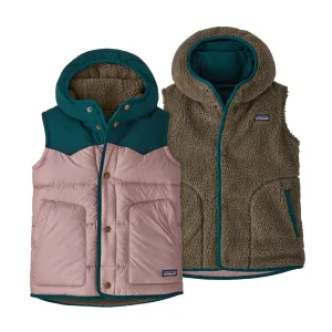 Girls' Reversible Bivy Hoody Vest