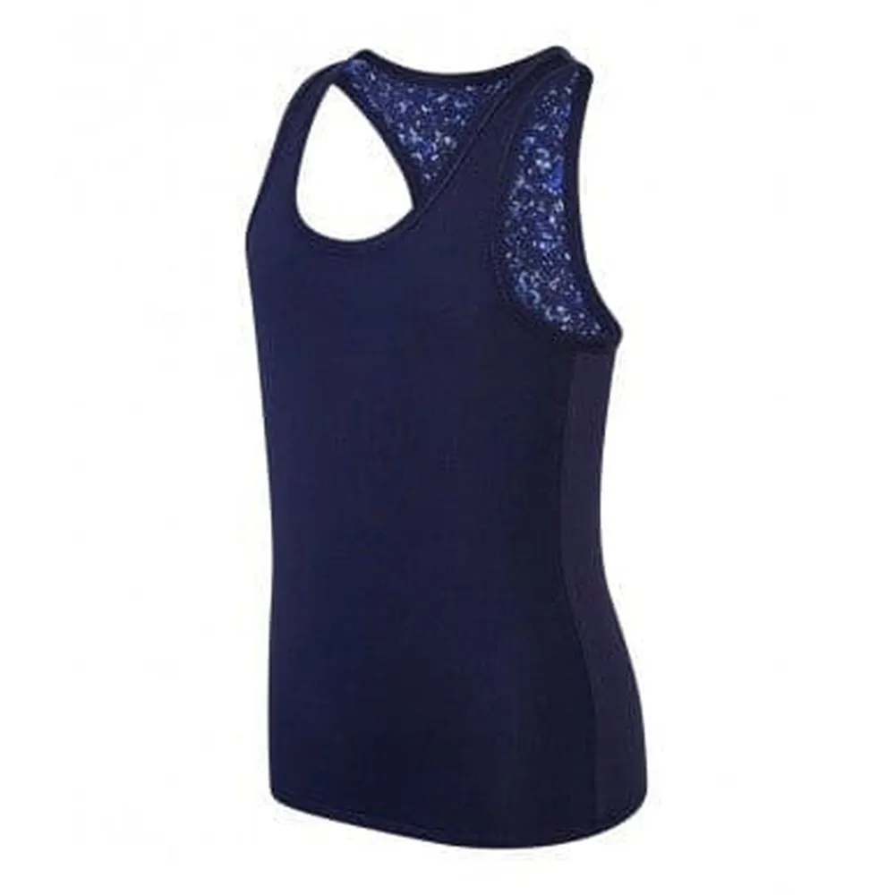Girls Reversible Racer Back Non-Transparent Sleeveless Workout Vest Top SM240
