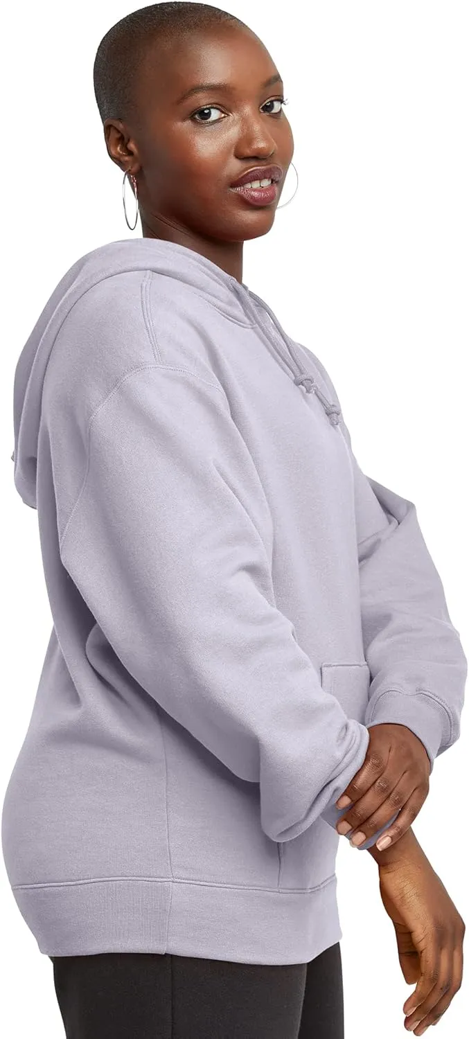 Hanes Women's Originals Pullover Hoodie, Midweight Fleece Hooded Sweatshirt for Women, Available in Plus