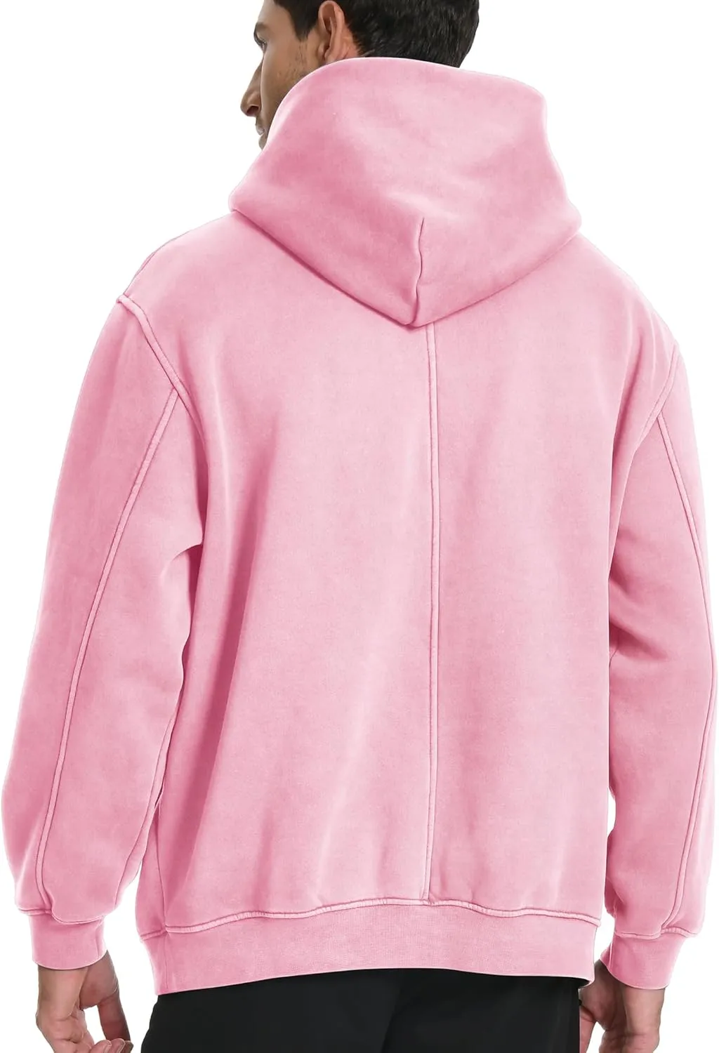 Hatant Hoodies for Men Heavyweight Fleece Sweatshirts Mens Acid Wash Athletic Hoodie Oversized Matching Pullover for Couples
