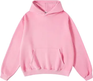 Hatant Hoodies for Men Heavyweight Fleece Sweatshirts Mens Acid Wash Athletic Hoodie Oversized Matching Pullover for Couples