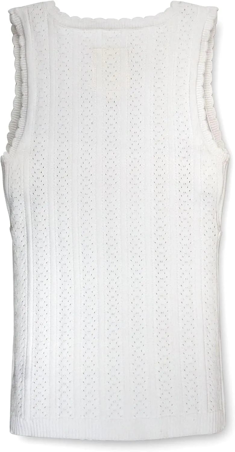 Hope & Henry Women's V-Neck Sweater Tank