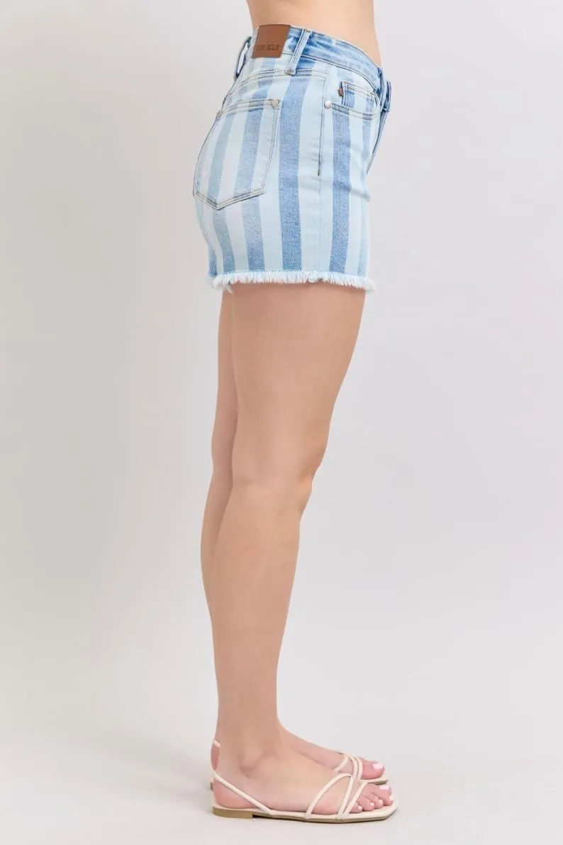 Judy Blue Stars and Stripes Denim Shorts