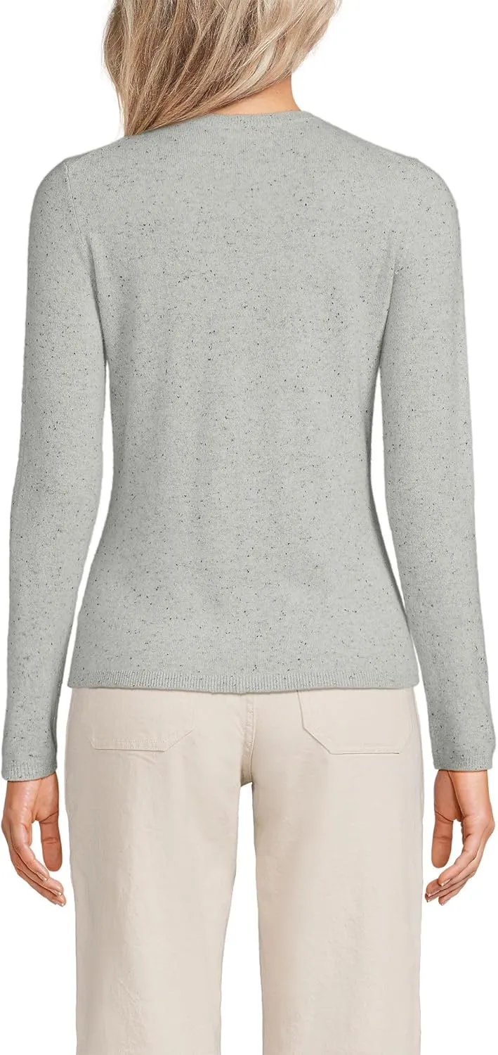 Lands' End Women's Cashmere Cardigan Sweater