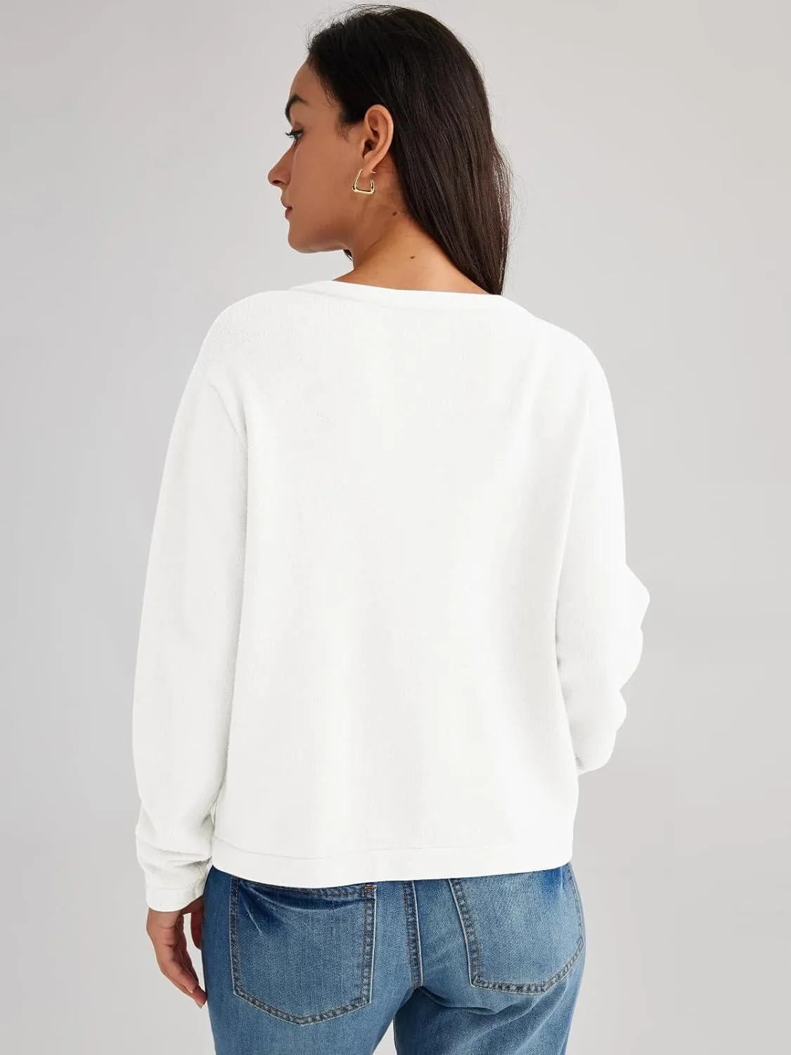 LILLUSORY Women's Cardigan Sweaters 2025 Fall Oufits Clothes Fashion Trendy Long Sleeve Tops Casual Knit Jackets