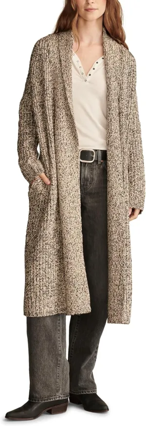 Lucky Brand Women's Marled Sweater Coatigan