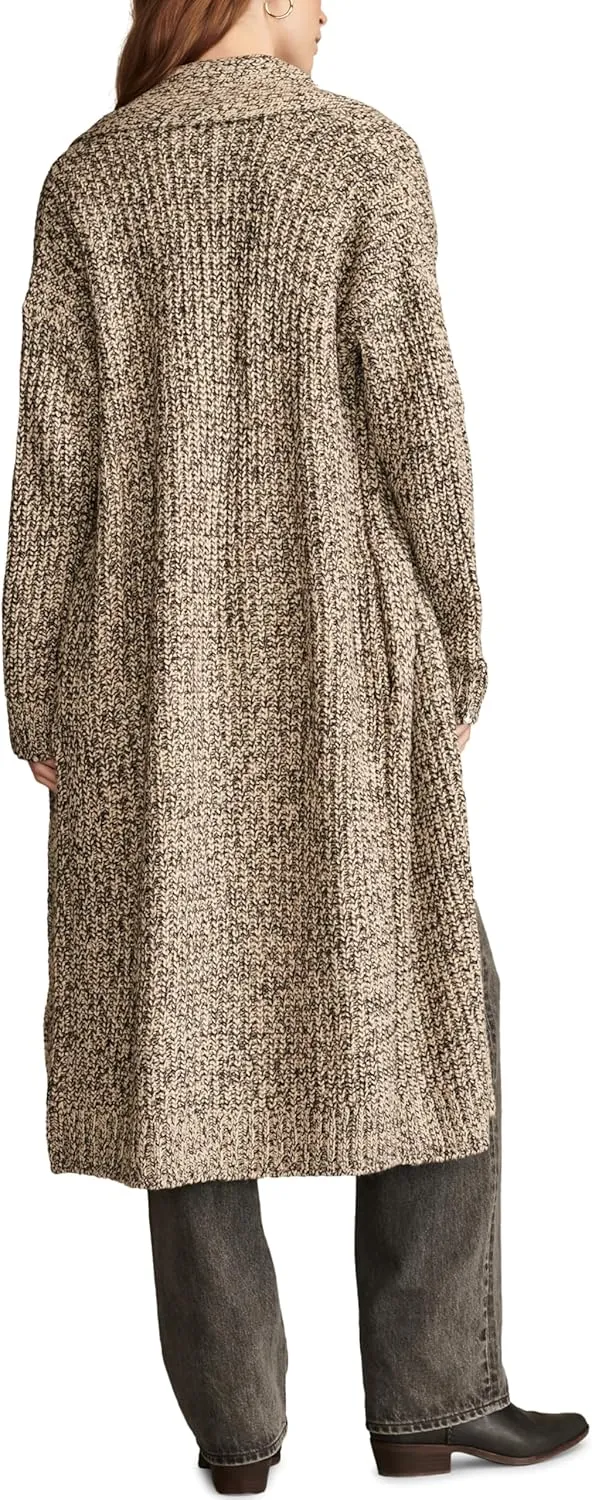 Lucky Brand Women's Marled Sweater Coatigan