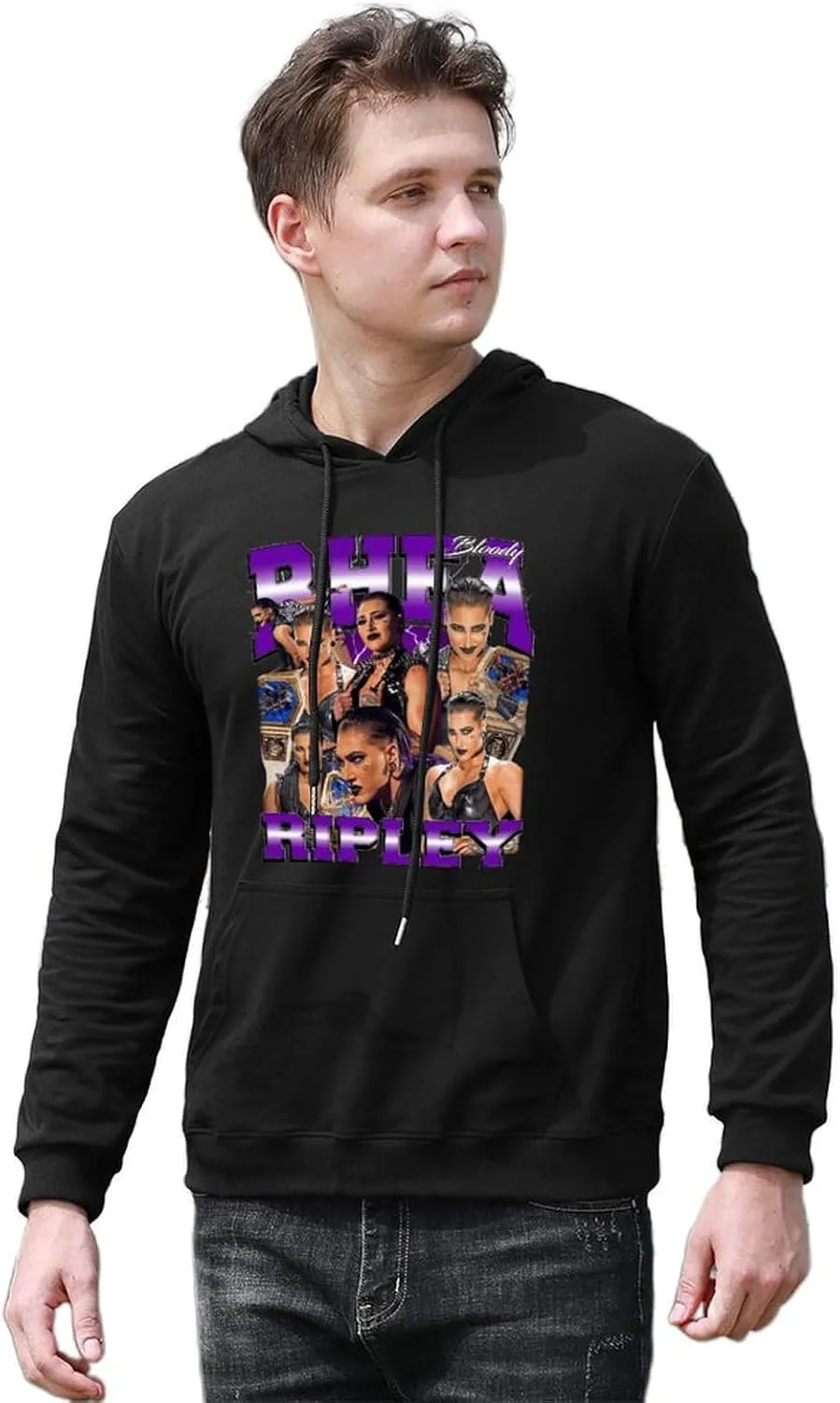 Mans Womans Hoodies Oversized Sweatshirts Casual Cotton Hooded Long Sleeve Tops Graphic Clothing
