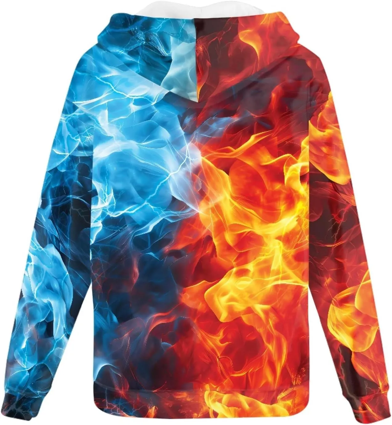 Men Women Full Zip-Up Hoodies 3D Print Graphic Sweatshirts Cool Novelty Hooded Hoodie