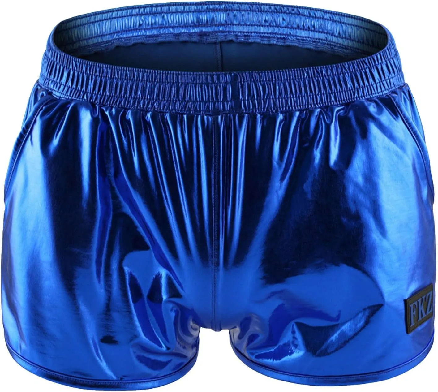 Men's Fashion Hot Stamping Leather Underwear Low Rise Home Performance Men Boxer Briefs