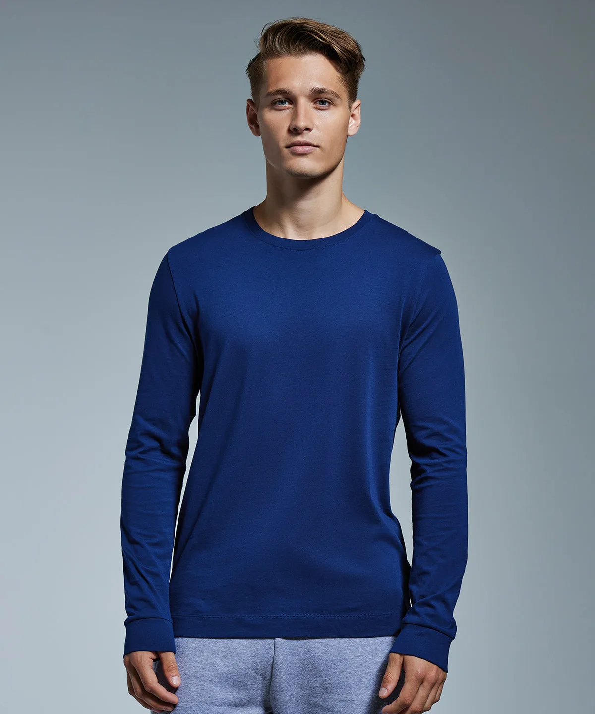 Mens long sleeve Anthem t-shirt | White
