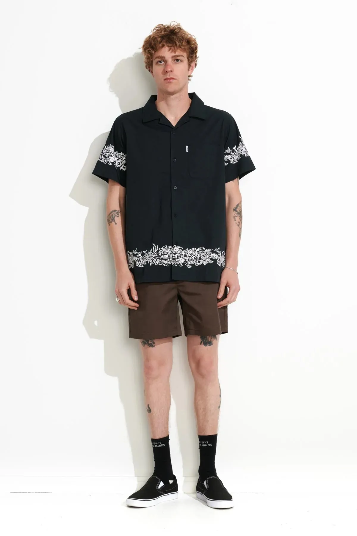 MISFIT PRECIOUS COSMOS SHIRT - WASHED BLACK