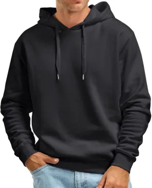 Mmoneyake Men's Short Sleeve Hoodies Lightweight Pullover Sweatshirts Gym Workout Athletic Shirt Solid Hoodies with Pockets