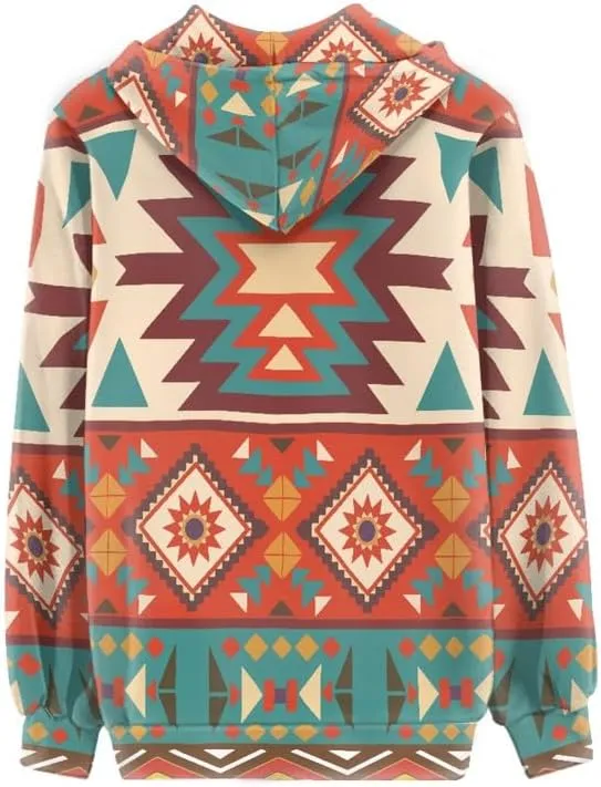 Musical Notes Women's Zip Up Hoodies Cute Pig Casual Comfy Pullover Boho Mandala Dragonfly Long Sleeve Sweatshirt