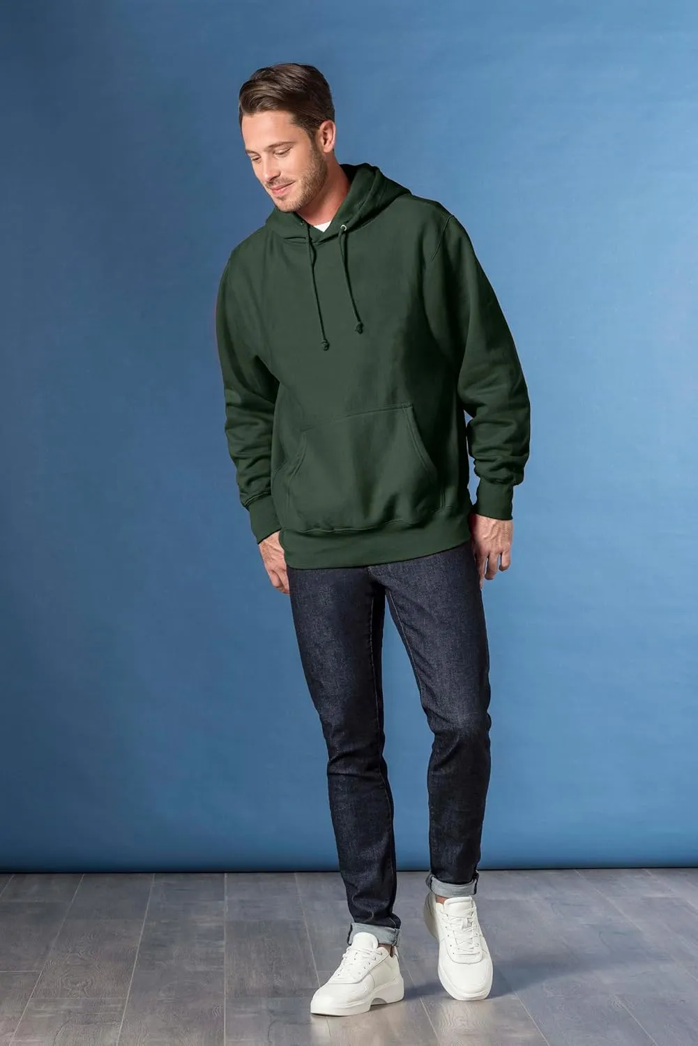 MV Sport Casual Heavyweight Fleece Hoodies for Men Thick Drawstring Hoodie Sweatshirt Mens Hoodies Cotton Pullover